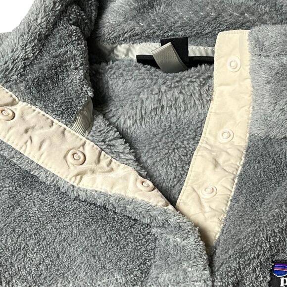 Patagonia Women's Polartec Re-Tool‎ T-Snap Fleece Gray Pullover Sweater Small - Picture 4 of 8